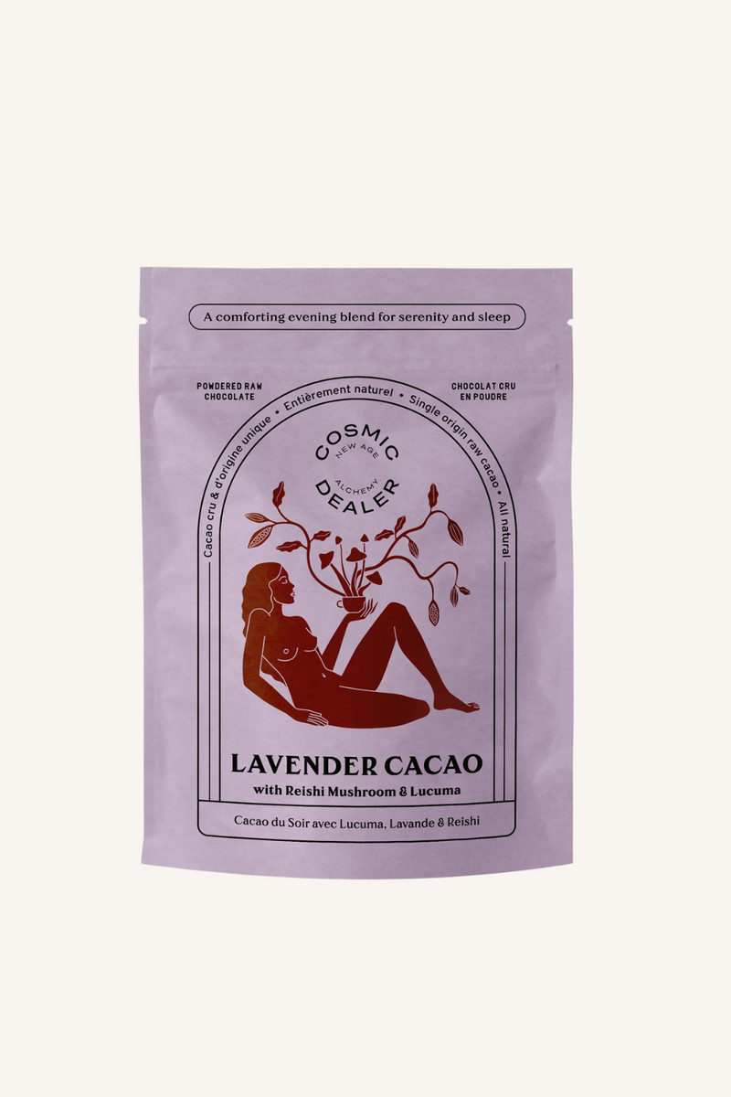 Lavender Cacao with Reishi Mushroom & Lucuma