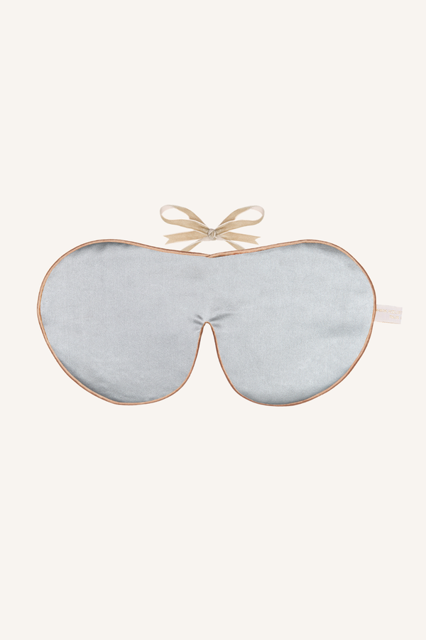 Silver Pure Mulberry Silk Lavender Eye Mask