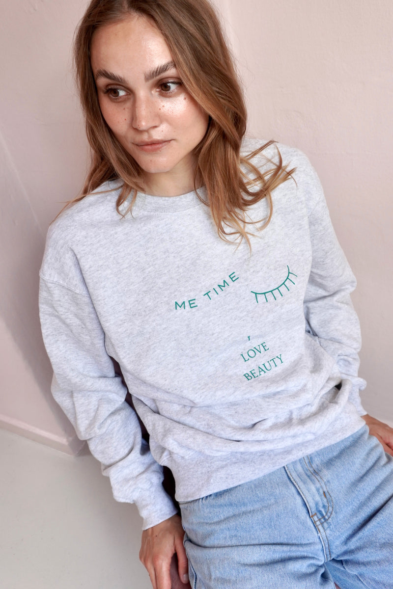 Me Time Sweatshirt - Grey Melange