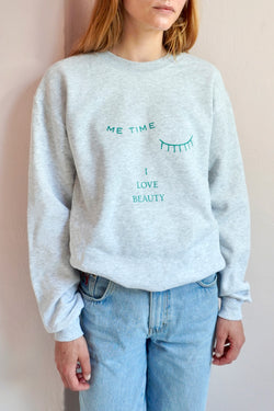 Me Time Sweatshirt - Grey Melange