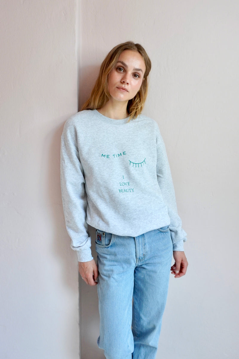 Me Time Sweatshirt - Grey Melange