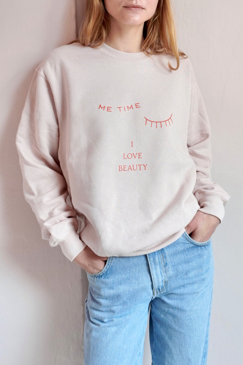 Me Time Sweatshirt - Powder