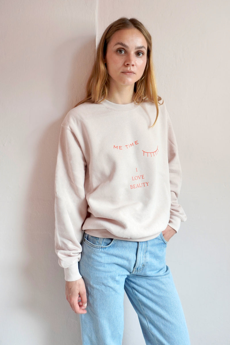 Me Time Sweatshirt - Powder