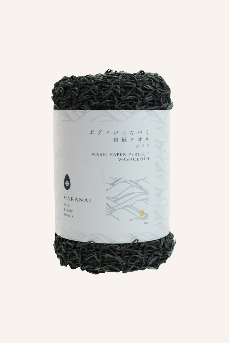 Washi Paper Perfect Charcoal Washcloth