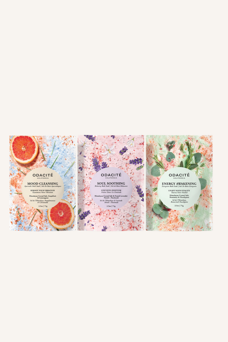 Soak in Zenitude Bath Soak Trio Set