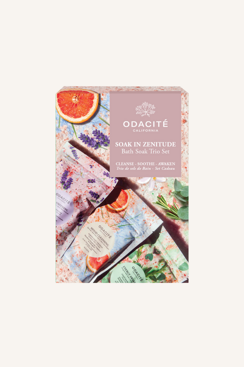 Soak in Zenitude Bath Soak Trio Set
